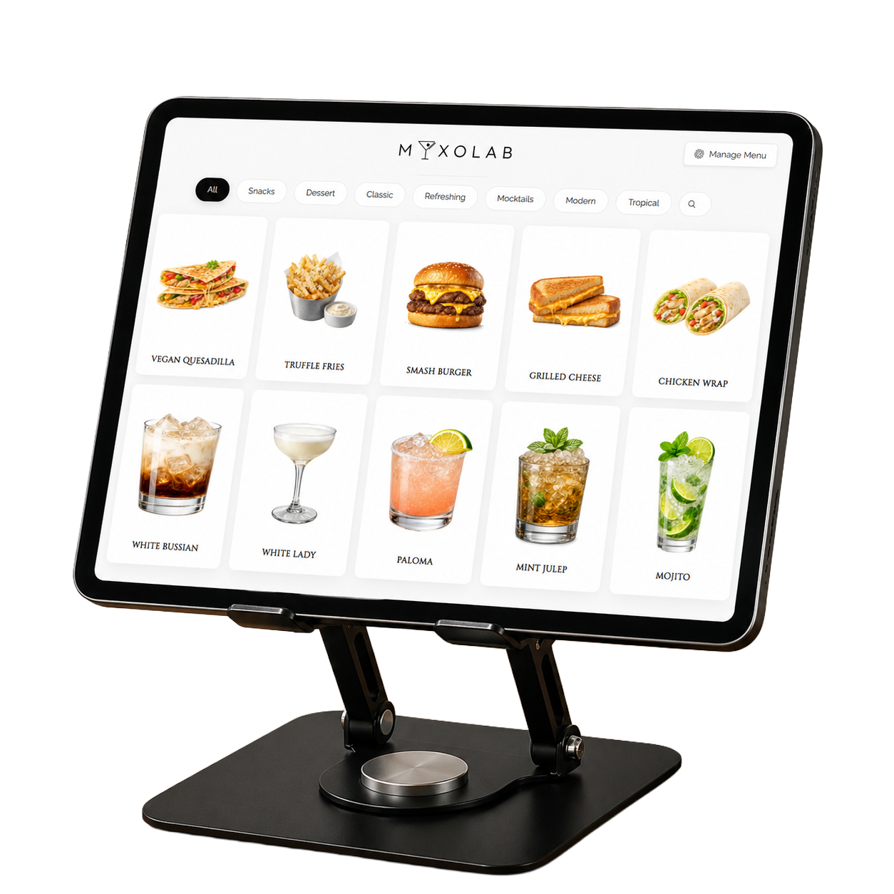 Cocktail menu preview